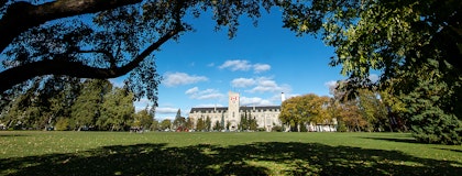 university of Guelph Johnston Hall in the distance