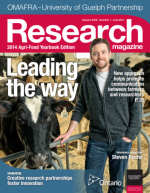 Cover of Leading the Way issue of Research magazine
