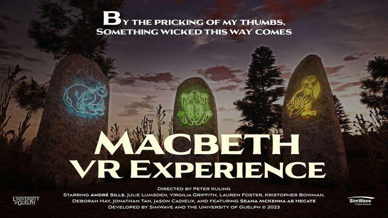 Macbeth VR experience poster