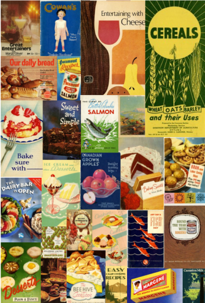 Collage of various colourful cookbook covers.