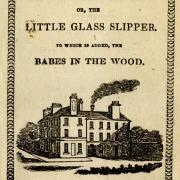 Cover of an old chapbook titled "Little Glass Slipper".
