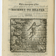 Cover of a chapbook titled "With a description of the Journey to Heaven".