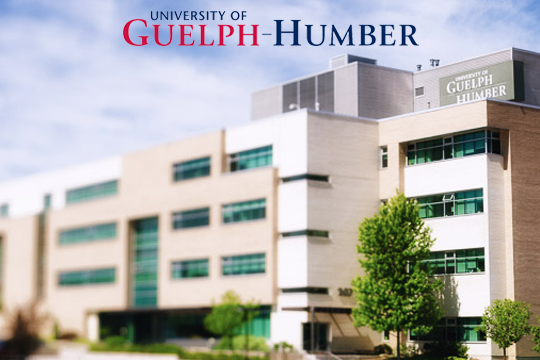 The Guelph-Humber Building and logo