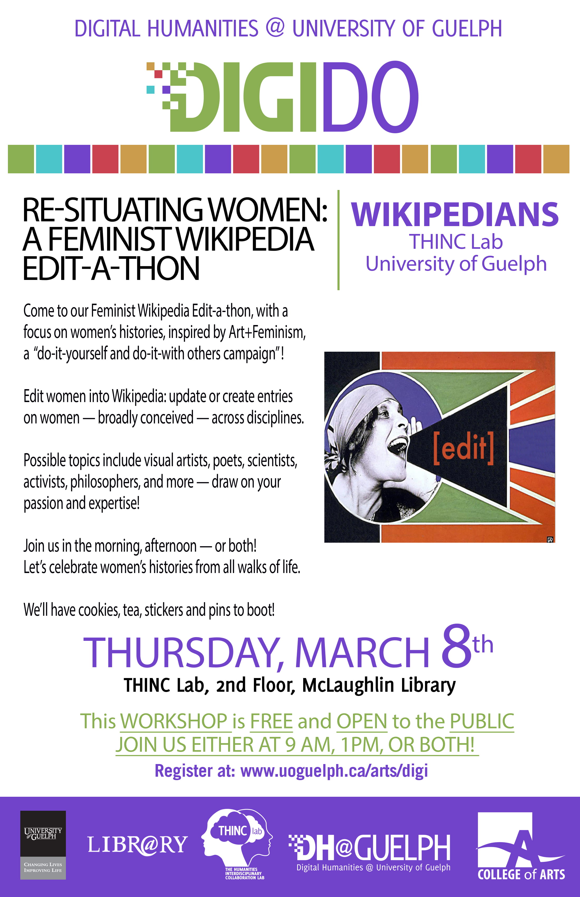 Digi Do poster for Wikipedia Edit-a-thon