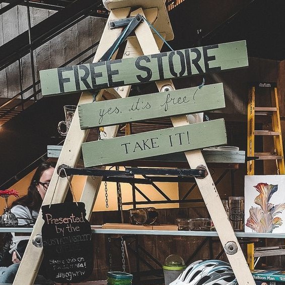 The free store pop-up in the UC