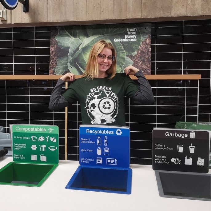 Green team student