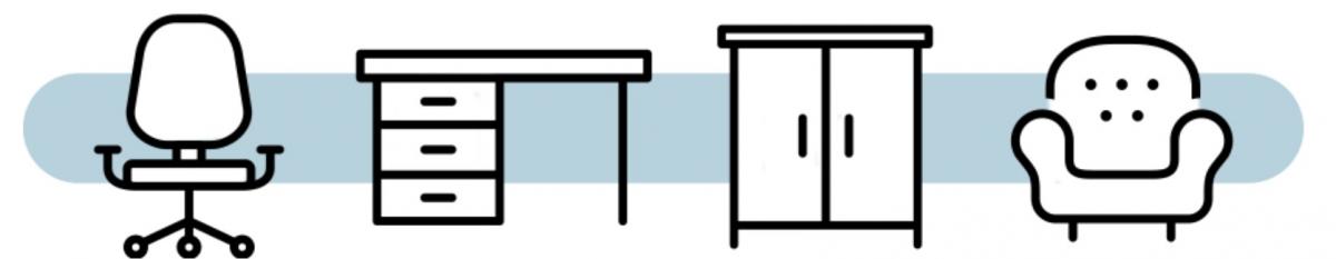 A clipart banner for the furniture swap program