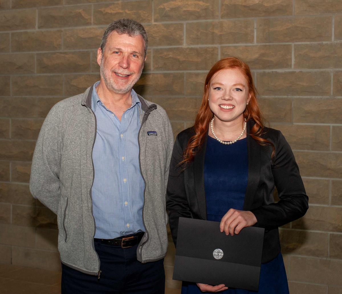 Prof. Brian Husband and Stacey Forbes