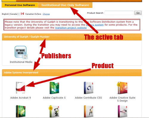  Products within ELMS Express are  organized by  Publisher
