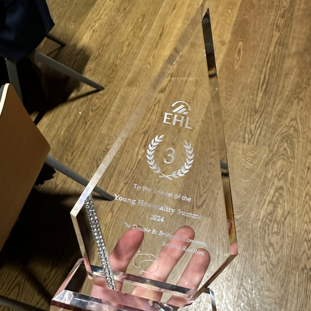 Young Hospitality Summit trophy