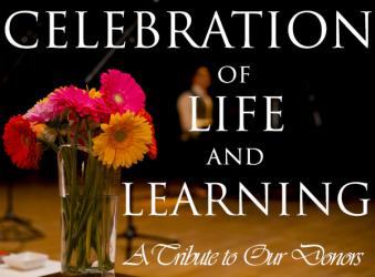 Celebration of life and learning - a tribute to our donors - photo gallery