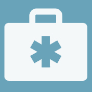 First aid kit icon to represent CCOHS