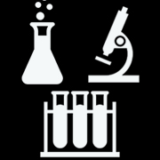 Beaker, microscope and test tube clipart for Laboratory Safety & Hazardous Waste