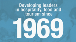 Developing leaders in hospitality, food and tourism since 1969