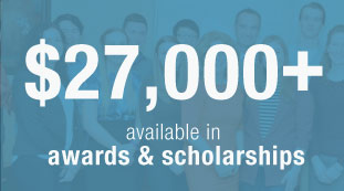 $27,000 plus available in awards and scholarships