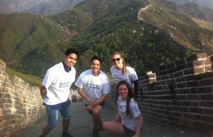 Guelph business students in China as part of winning ESKA Water case competition