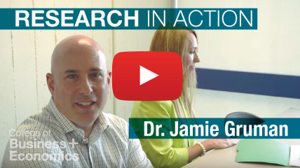 Link to Research in Action Video for Jamie Gruman