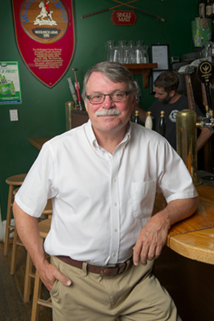 A picture of Bob Desautels at the Woolwich Arrow Pub