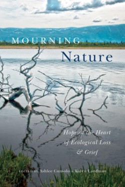 Mourning Nature book cover with branches in water
