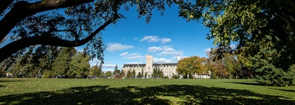 university of Guelph Johnston Hall in the distance