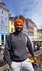 Chadha standing outside in Netherlands