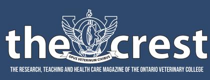 The Crest - the research, teaching and health care magazine of the Ontario Veterinary College