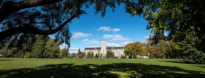 university of Guelph Johnston Hall in the distance