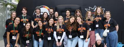 Creative Encounters Volunteers pose for a photo