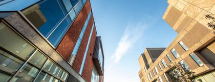 Exterior of the University Centre and Thornbrough Building