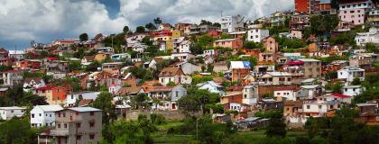 Houses in Antananarivo, Madagascar