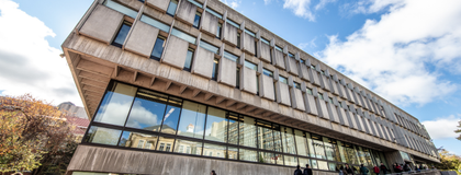 Exterior of McLaughlin Library
