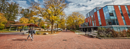 Winegard Walk and Reynolds Walk intersection