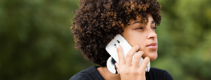 Woman on the phone