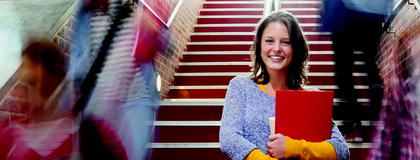 a master of applied nutrition student smiles for the camera