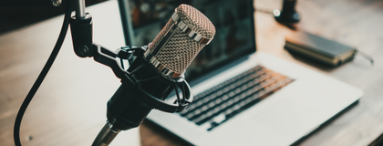 Image of podcast microphone
