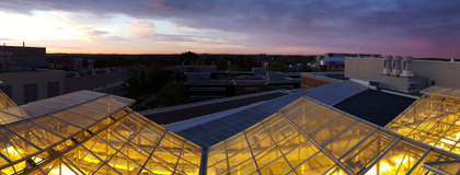 Greenhouse roofs.