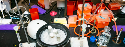 equipment in the lab