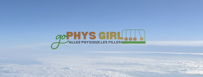 go phys girl logo with a sky background