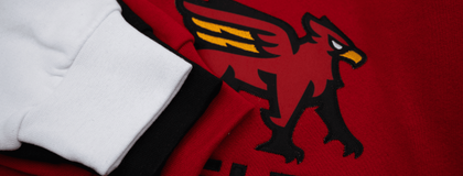 Bookstore gryphon logo and sweaters