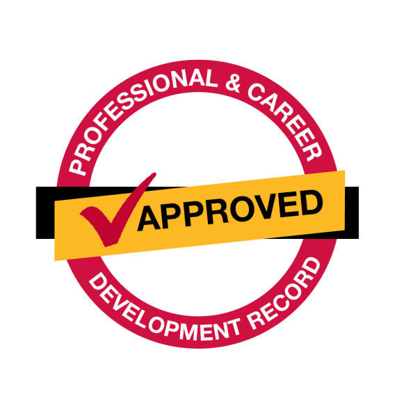 Professional and Career Development Record "Approved" badge