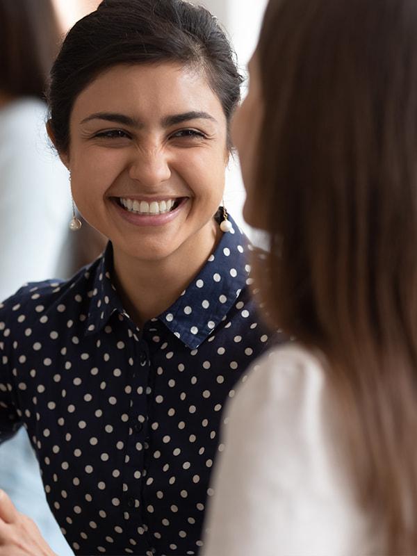 Smiling student