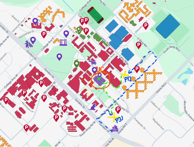 Parking Instructions for Symposium