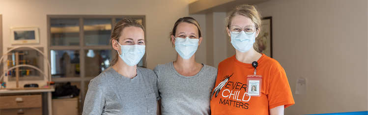 Grand River Hospital rehabilitation staff posing