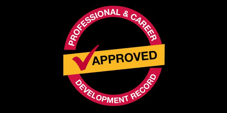 Professional & Career Development Record, Approved