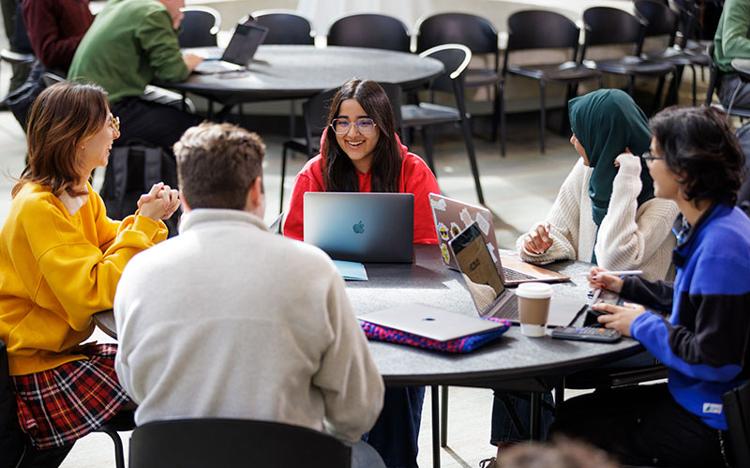 U of G students chatting