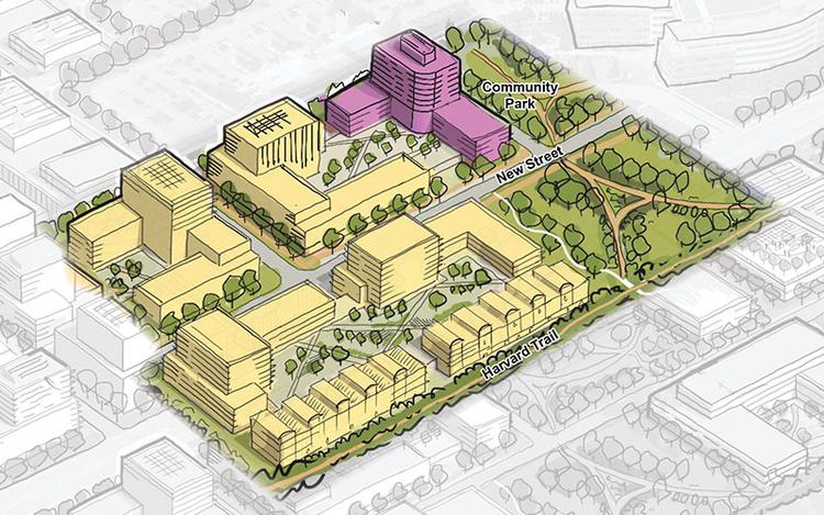 Wellington Woods West Neighbourhood Illustration by DIALOG