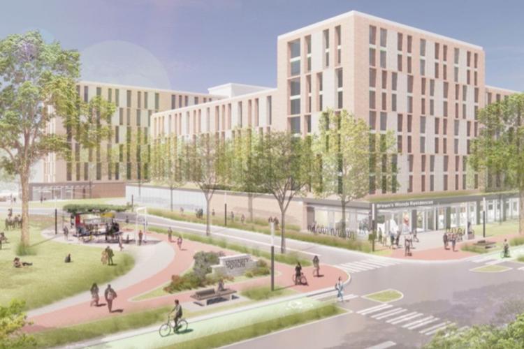 Artist rendering of the U of G real estate strategy
