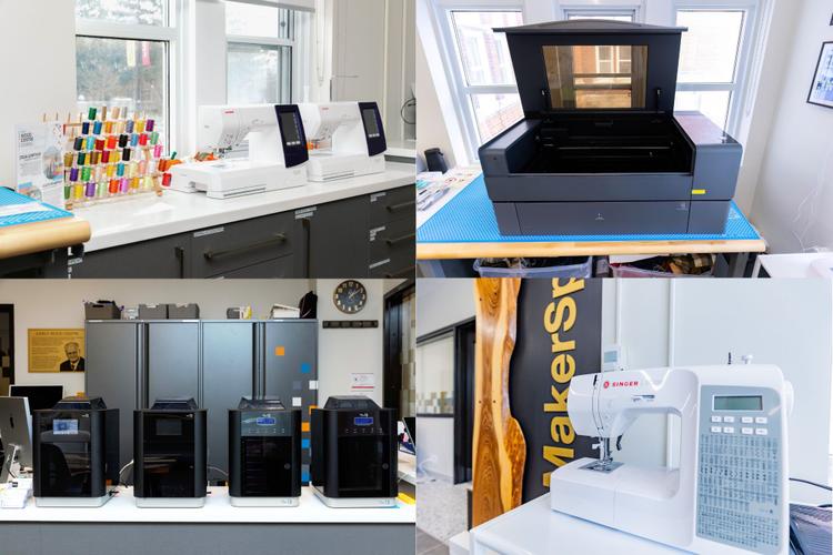 MakerSpace Equipment Collage