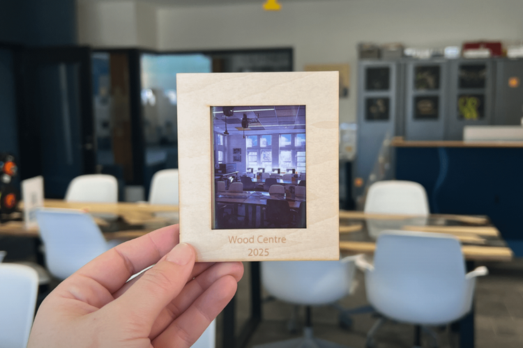 Wooden picture frame