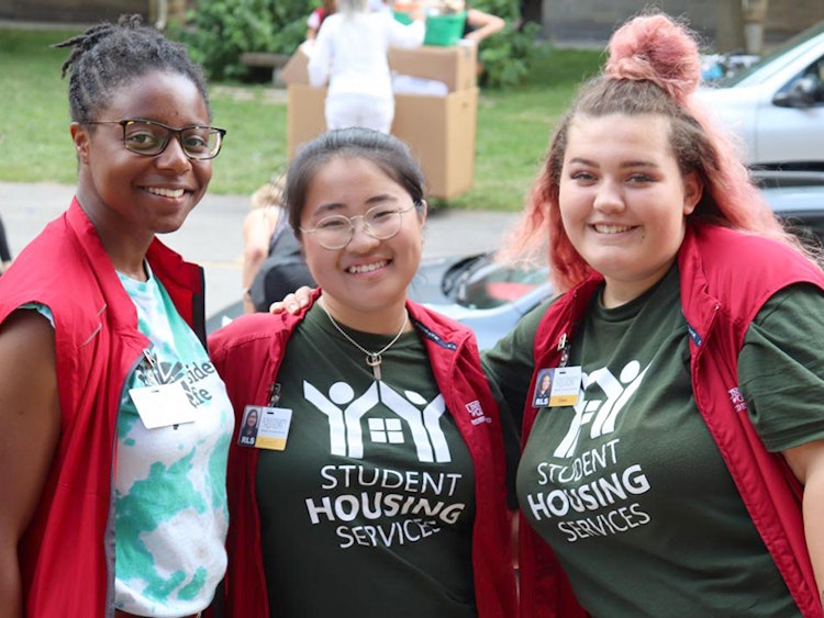 University of Guelph Housing Services students